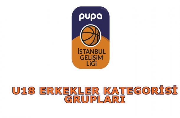 PUPA GELİŞİM LİGİ U18 ERKEKLER KATEGORİSİ GRUPLARI