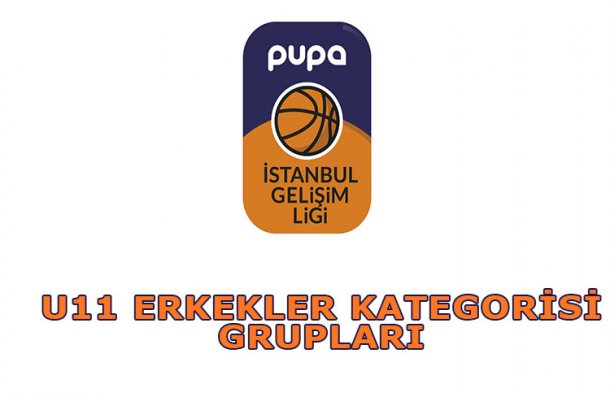 PUPA GELİŞİM LİGİ U11 ERKEKLER KATEGORİSİ GRUPLARI